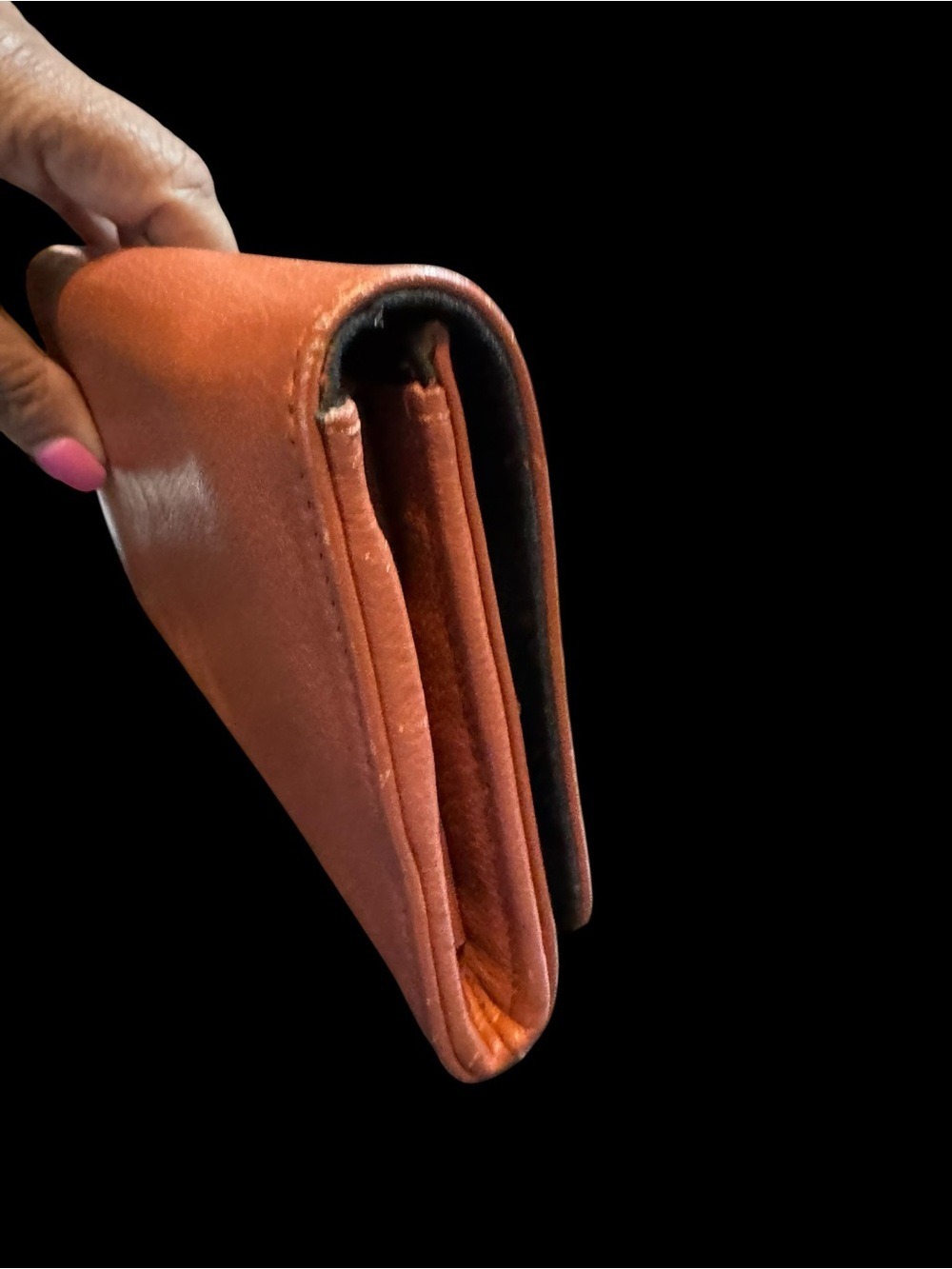 See By Chloe Brown Embossed Leather Wallet - Picture 3 of 10